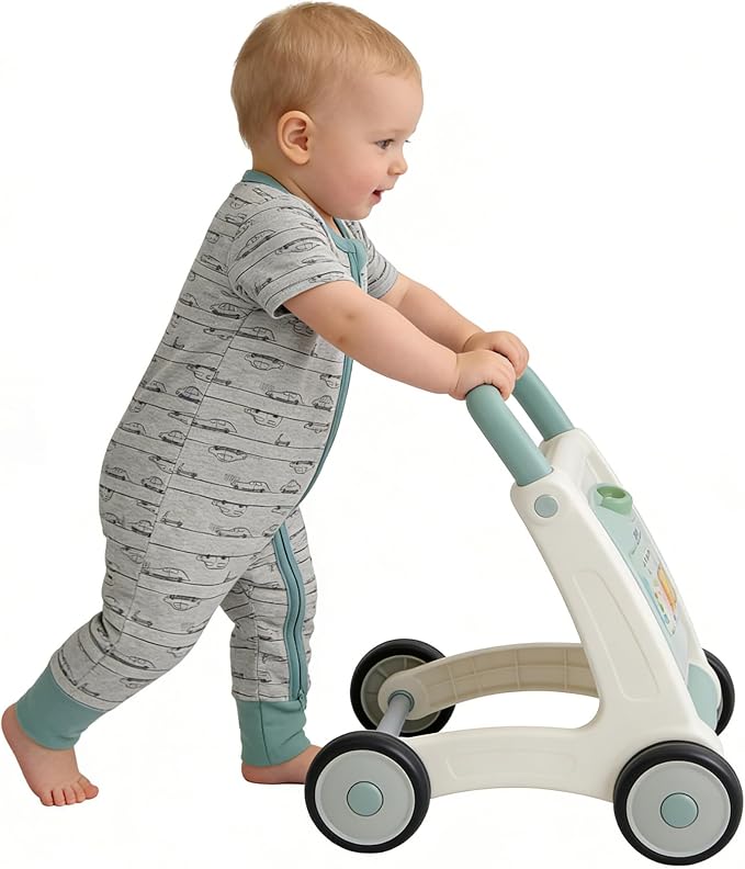 Aablexema Baby Short Sleeve Footless Pjs Zipper Romper 3-Pack | Soft Breathable - Image 2