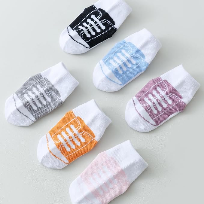 EPEIUS Unisex Baby Girls Boys Non-Slip Socks - Image 5