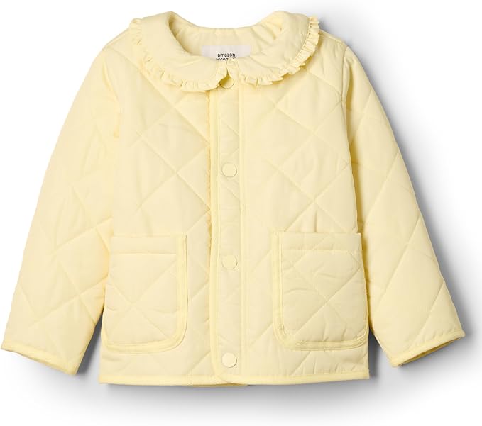 Amazon Essentials x Sofia Grainge Toddler and Baby Girls' Midweight Quilted by AmazonEssentials