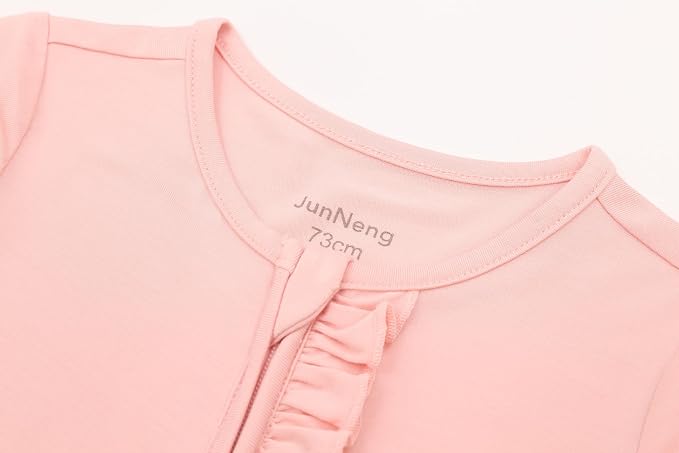 JunNeng Viscose from Bamboo Baby Sleeper, Short Sleeve Romper Jumpsuit | 2 Way - Image 7
