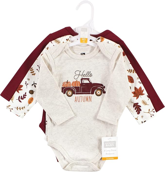 Hudson Baby Unisex Baby Cotton Bodysuits - Image 2