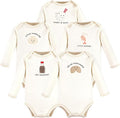Touched by Nature Unisex Baby Organic Cotton Long-Sleeve Bodysuits by TouchedbyNature