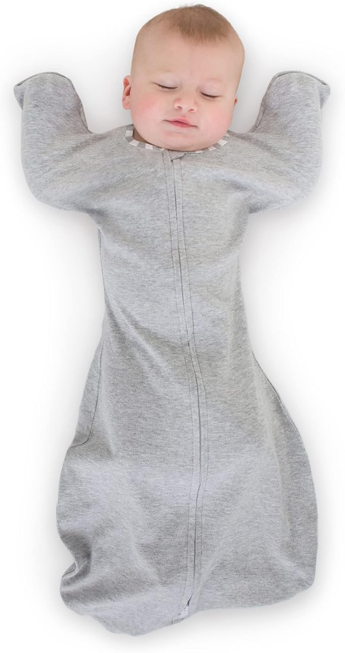 SwaddleDesigns Transitional Swaddle Sack, Arms Up Half-Length Sleeve & Mitten by SwaddleDesigns