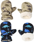 Fleece Lined Mittens for Baby Boys Girls, Baby Toddler Little Kids Winter Warm by Weradau