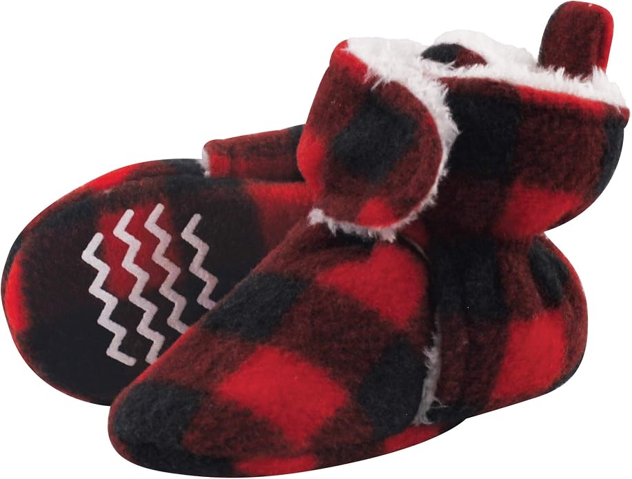 Hudson Baby Unisex Baby Cozy Fleece and Faux Sherpa Booties by HudsonBaby