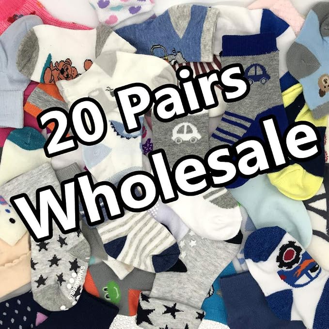 WAFUNNE 20 Pairs Baby Socks Wholesale - Image 2