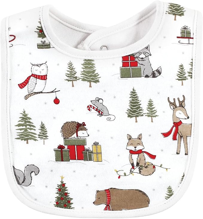 Hudson Baby Unisex Baby Cotton Bib and Headband Set - Image 5