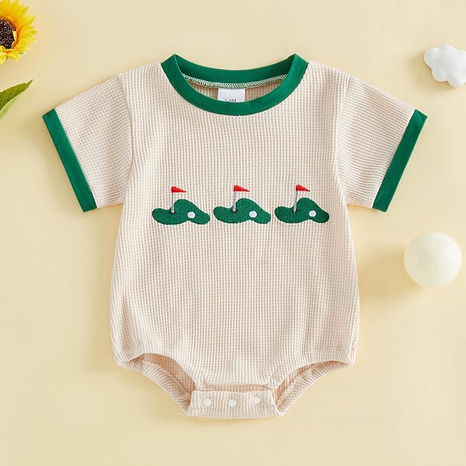 Newborn Baby Boy Girl Summer Clothes Funny Print Sweatshirt Romper Oversized - Image 4