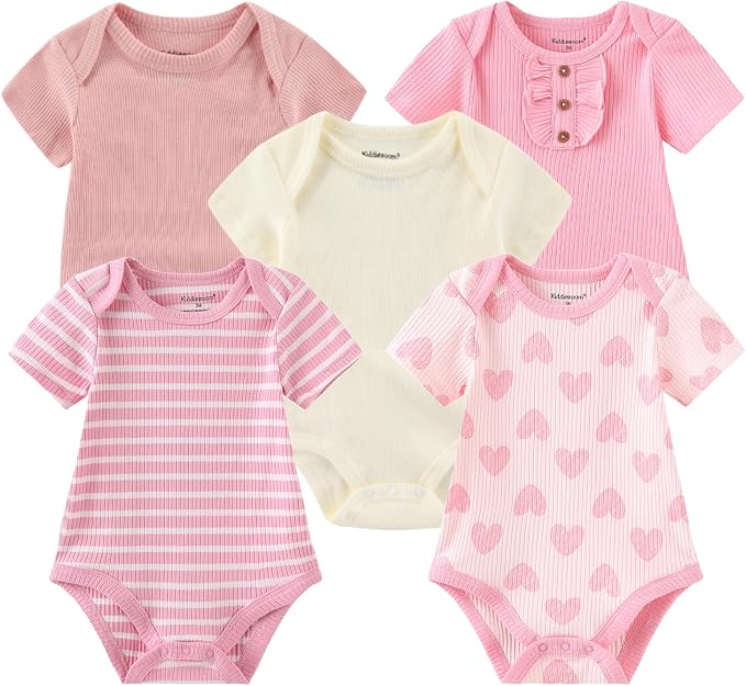 BIGBIGKISS Baby Bodysuit and Pant Set 10Pcs Baby Boy Girl Clothes Outfits | - Image 2