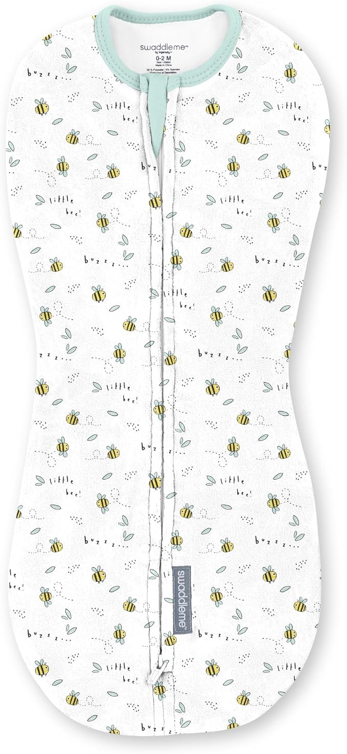 SwaddleMe by Ingenuity Compression Baby Swaddle Pod, Two-Way Zipper - Image 13