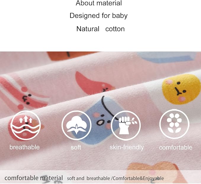 pureborn Baby Girls Boys Bodysuit One-Piece Romper 0-24 Months - Image 7