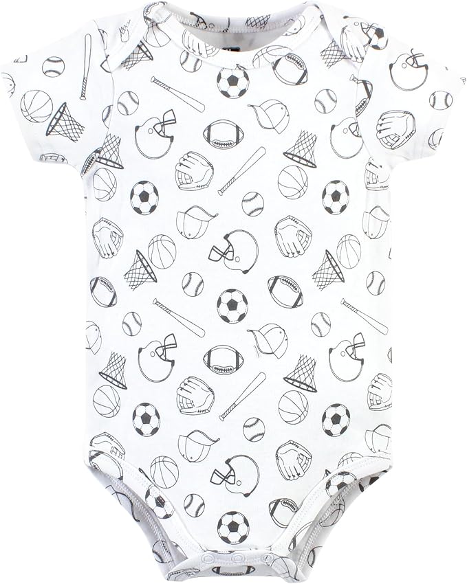 Hudson Baby Unisex Baby Cotton Bodysuits 5-pack - Image 4