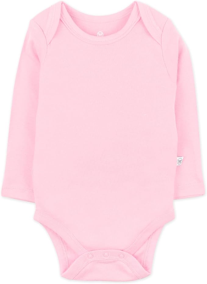 HonestBaby baby-girls 5-pack Long Sleeve Bodysuits One Piece 100% Organic Cotton - Image 4