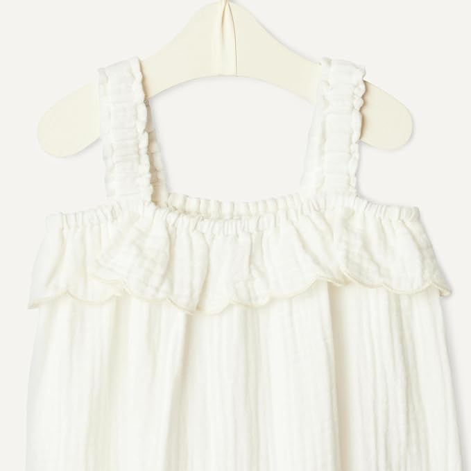 Amazon Essentials x Sofia Grainge Baby Girls' Cotton Gauze Sleeveless Romper - Image 4