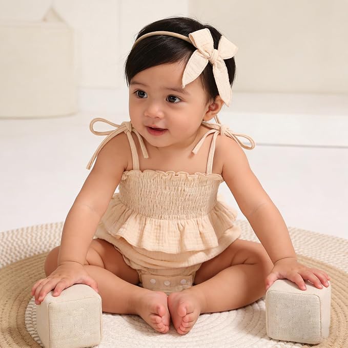Baby Girl Romper Ruffle Newborn Girl Bodysuit Jumpsuit Baby Girl Clothes Outfit - Image 2