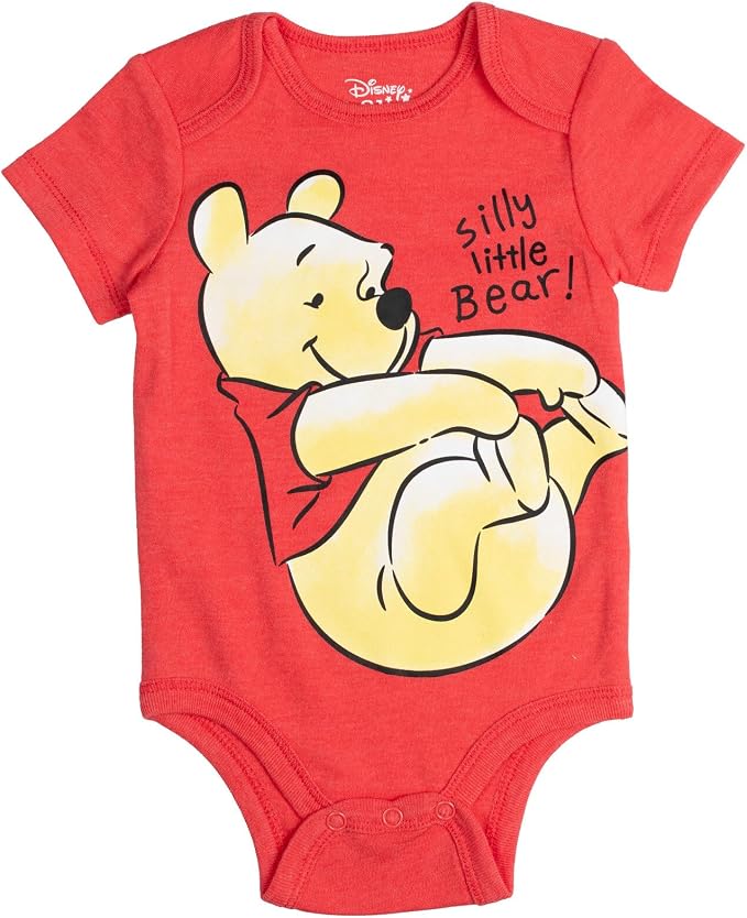 Disney Baby 5-Pack Short Sleeve Bodysuits Newborn to Infant - Image 2