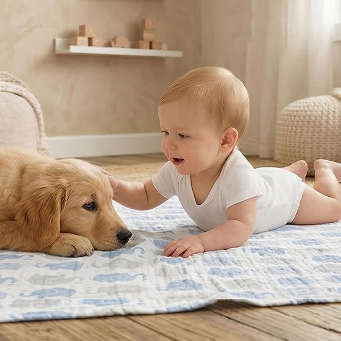 GLLQUEN BABY Muslin Swaddle Blankets - Image 2