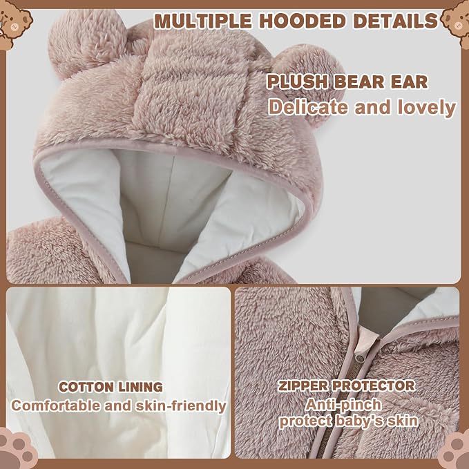 AiWMGL Newborn Baby Bear Outfit - Image 4