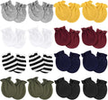 AQOKKA Newborn Baby Mittens No Scratch Cotton Elastic Wrist Gloves Infant by AQOKKA