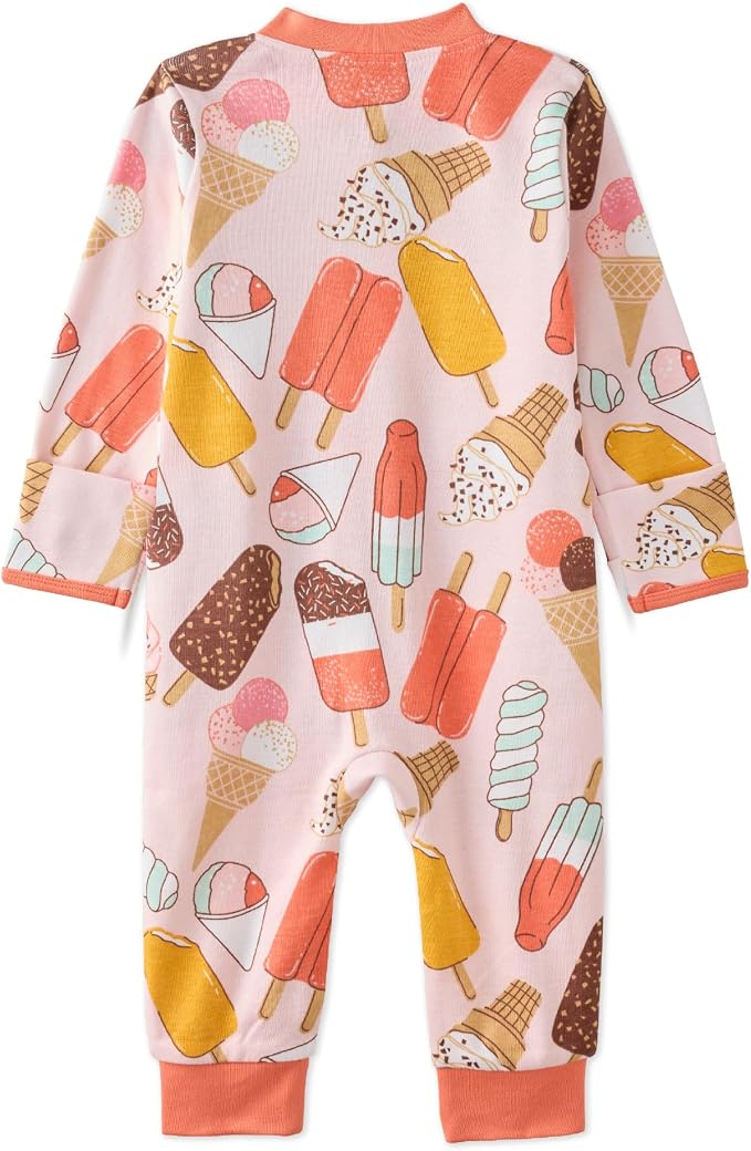 Butterblu Shadow Sleep & Play 100% Cotton Footless Two Way Zip Front PJs - Image 3