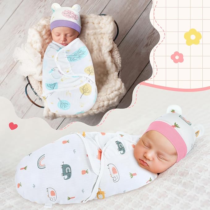 Buryeah 4 Pack Swaddle Blanket Wrap - Image 5