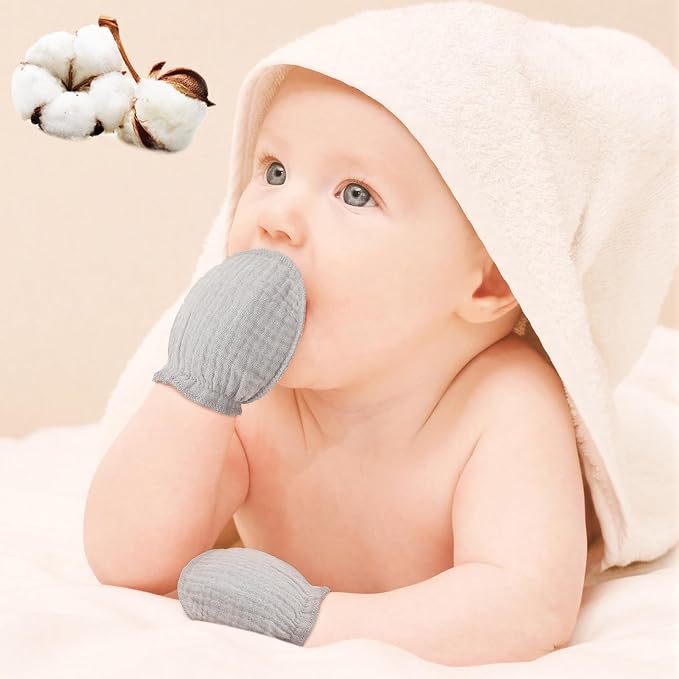 Baby Mittens Newborn No Scratch 0-6 Months - Image 5