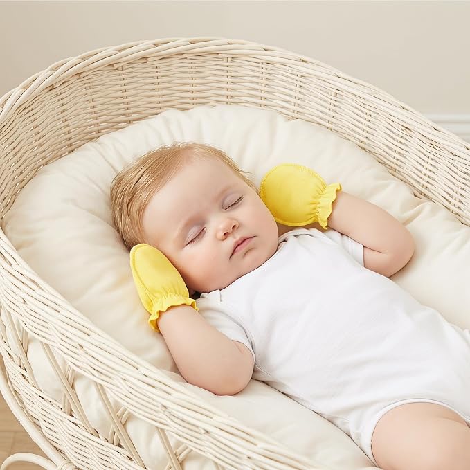 18 Pairs Newborn Baby Cotton Mittens No Scratch Gloves Newborn Mittens Infant - Image 7