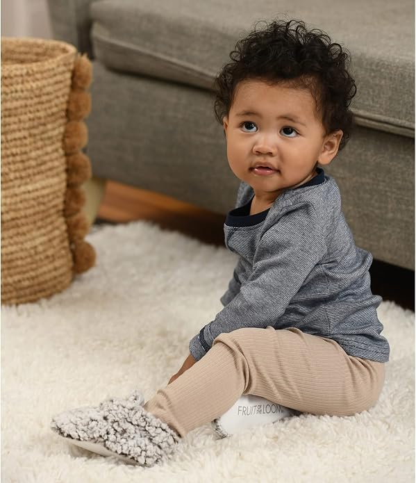 Fruit of the Loom Cozy Thermal Wrap Booties - Image 8