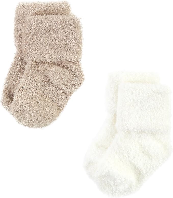 Hudson Baby Baby 8-pack Cotton Rich Newborn and Terry Socks - Image 3