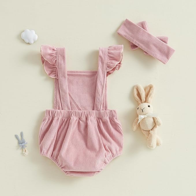 YINGISFITM My First Halloween Baby Girl Outfit Newborn Pumpkin Bubble Romper - Image 4