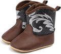 HsdsBebe Baby Boys Girls Western Cowboy Boots Infant Moccasins High Top Booties by HsdsBebe