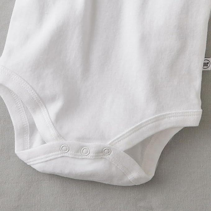 HonestBaby baby-girls 5-pack Long Sleeve Bodysuits One Piece 100% Organic Cotton - Image 4