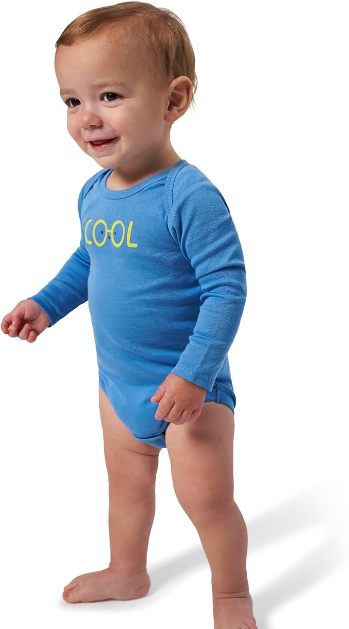 Onesies Brand Baby Boys & Girls 6-Pack Long Sleeve Bodysuits - Image 5