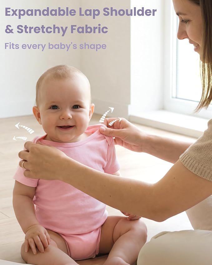 Baby Bodysuits Newborn 100% Cotton, Soft Short Sleeve Toddler Infant Cute Body - Image 3