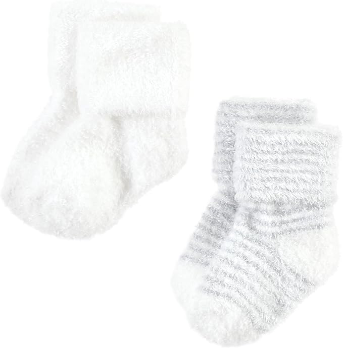 Hudson Baby Baby 8-pack Cotton Rich Newborn and Terry Socks - Image 5