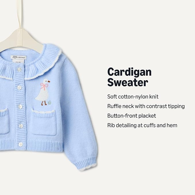 Amazon Essentials x Sofia Grainge Baby Girls' Cardigan Sweater - Image 3