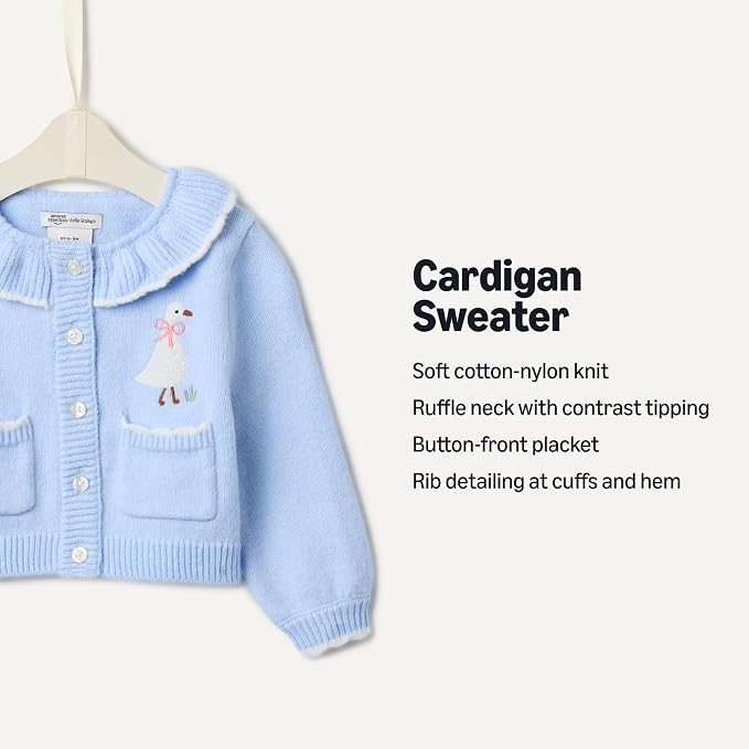 Amazon Essentials x Sofia Grainge Baby Girls' Cardigan Sweater - Image 3