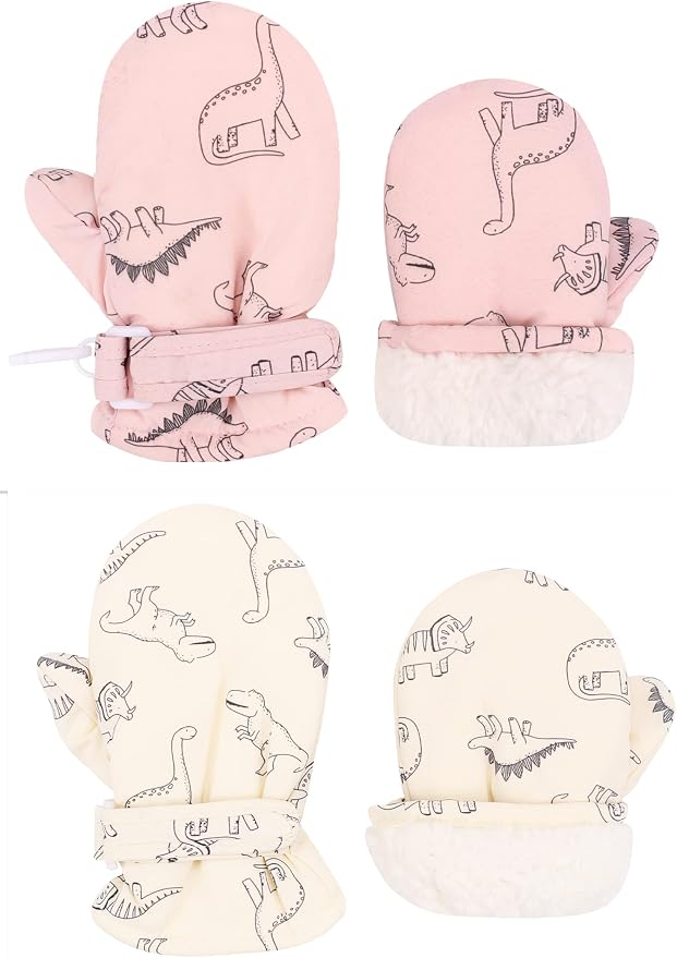 Toddler Gloves Kids Mittens Winter Warm Lined Fleece Gloves Waterproof Snow - Image 2