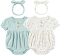 Ruliby Baby Girls Clothes Cotton Bubble Romper Summer Newborn Outfits | by Ruliby