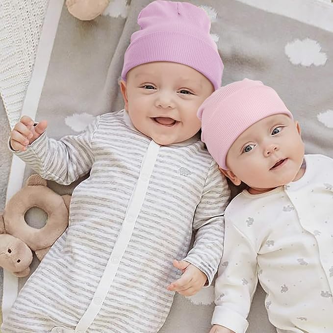 DRESHOW BQUBO 6 Pack Baby Newborn Hats Set - Image 3