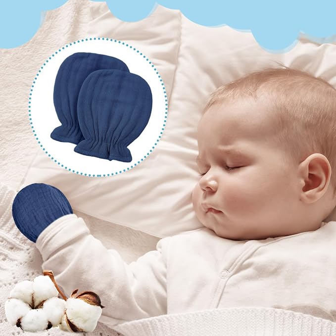 Baby Mittens Newborn No Scratch 0-6 Months - Image 4