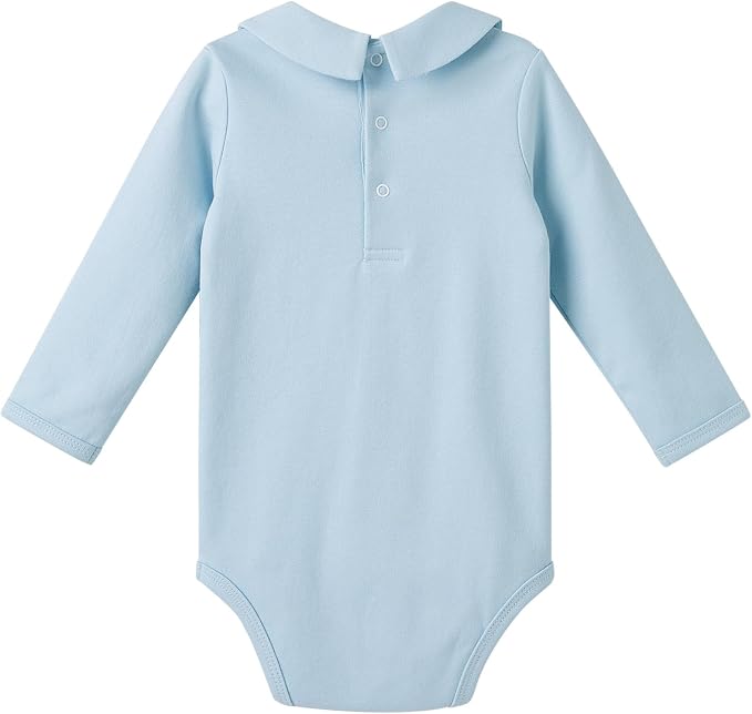 pureborn Baby Girls Boys Bodysuit Super Soft Cotton Romper 0-24 Months | - Image 2