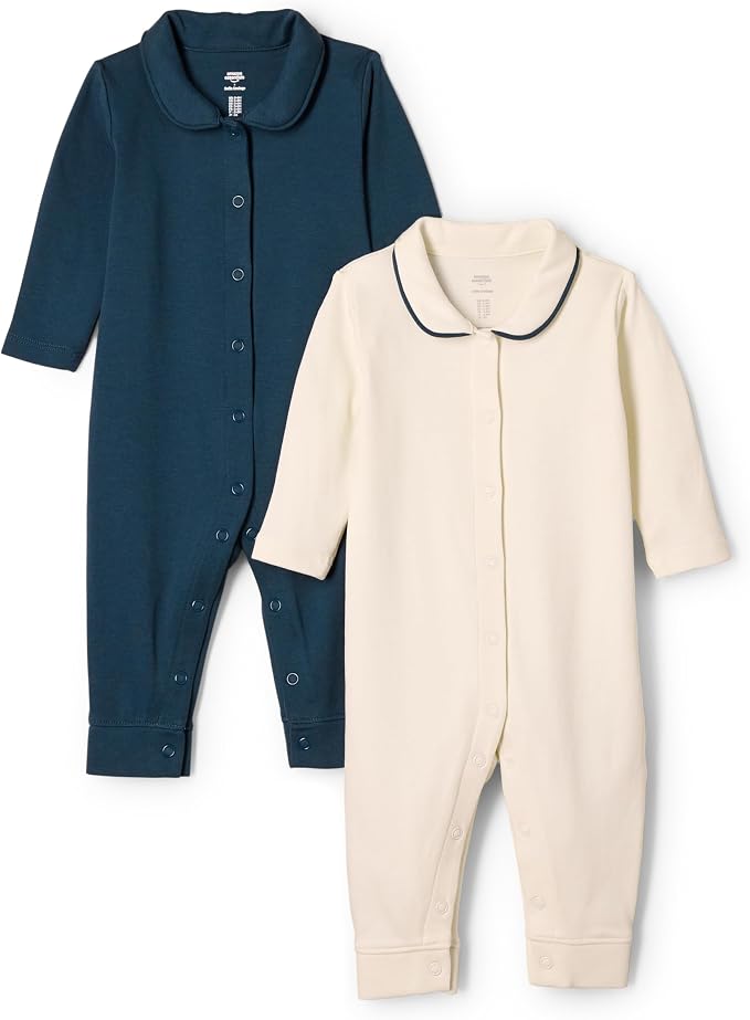 Amazon Essentials x Sofia Grainge Unisex Babies' Cotton Footless Sleepsuit by AmazonEssentials