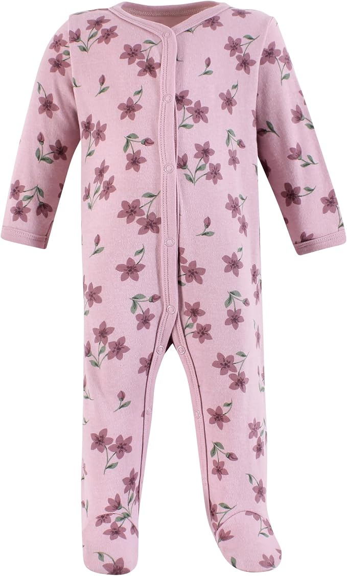 Hudson Baby Unisex Cotton Sleep and Play, Bodysuit and Bandana Bib Set - Image 4