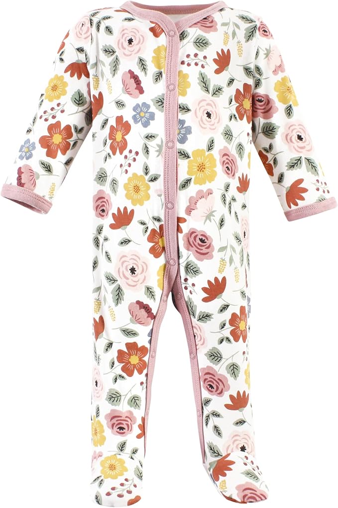 Hudson Baby Unisex Cotton Sleep and Play, Bodysuit and Bandana Bib Set - Image 4