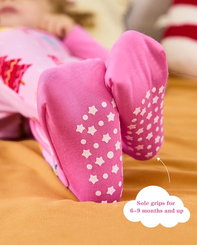 babee Reshinee Viscose Derived from Bamboo Baby Footie Pajamas Convertible - Image 7