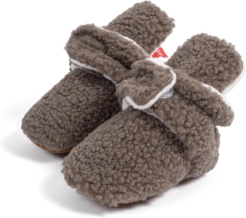 Babelvit Newborn Baby Boy Girl Soft Fleece Booties Stay On Infant Slippers by Babelvit