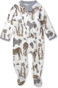 HonestBaby Baby Boys' Sleep & Play Footed One-piece Pajama Sleeper 100% Organic by HonestBaby