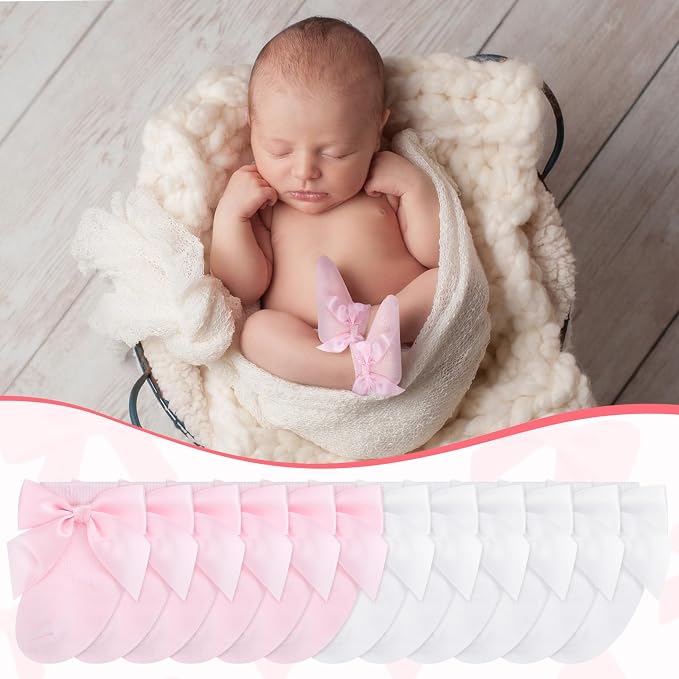 Twistover 10 Pairs Preemie Cotton Turn Cuff Socks - Image 6