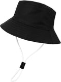 Baby Boy Sun Hat Toddler Bucket Beach Hat Girl UPF 50+ Cotton Linen by YMYDYFC